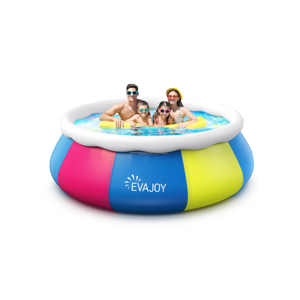 Evajoy Inflatable Swimming Pool Above Ground Pool 10ft x 30in Fast Set Pools WM